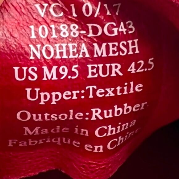 Olukai Shoes Men Size 9.5 Nohea Mesh Knit Loafers Blue Red Casual Sneakers - Picture 6 of 6